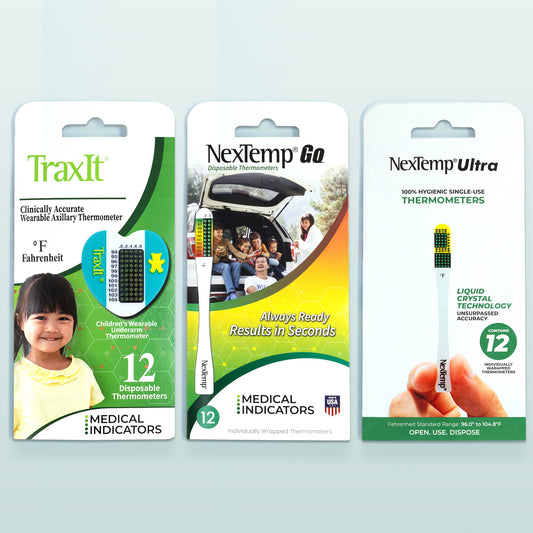 Signature Starter Pack Fahrenheit with TraxIt, NexTemp Go, and NexTemp Ultra 12-Pack Thermometers